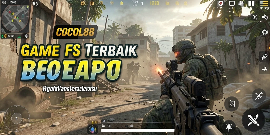 Screenshot COCOL88 menampilkan aksi pertempuran seru dengan grafis memukau.
