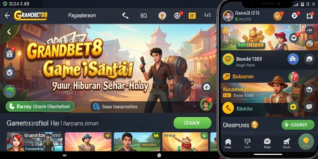 Tampilan gameplay seru dan menghibur dari GRANDBET88.