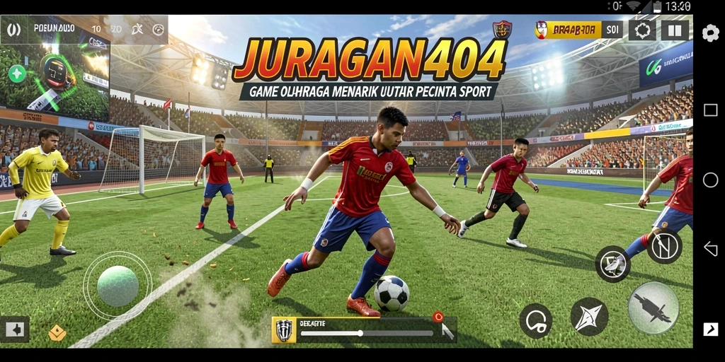 Gameplay JURAGAN404 yang menegangkan dan penuh strategi dalam olahraga.