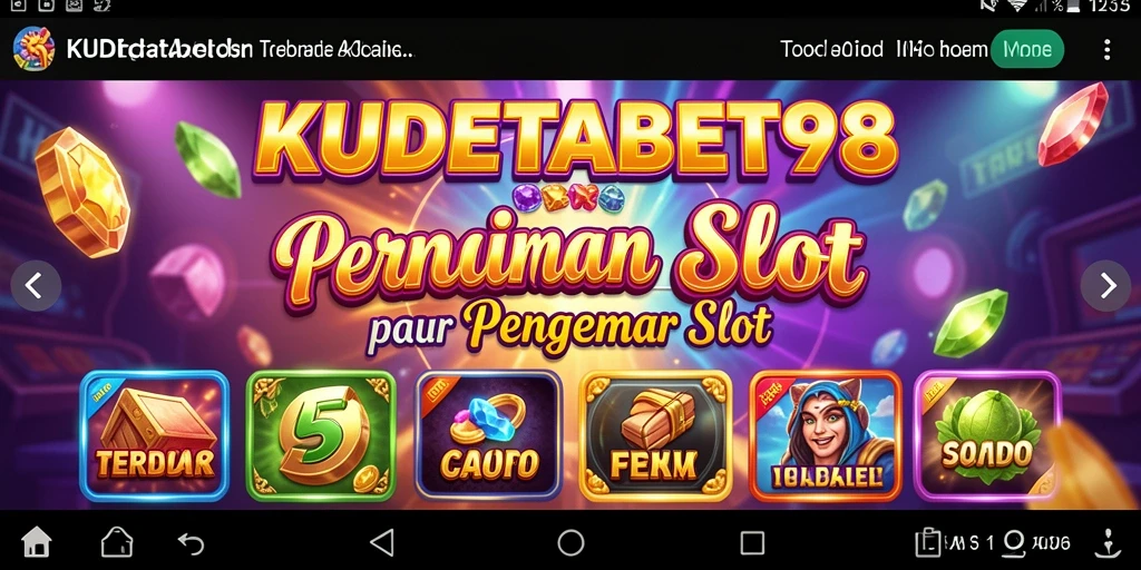 Tampilan gameplay menakjubkan dalam KUDETABET98 yang penuh warna.