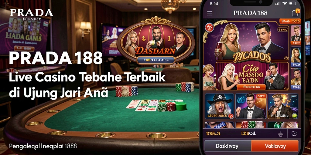 Screenshot permainan PRADA188 menampilkan dealer profesional dan gameplay yang mendebarkan.