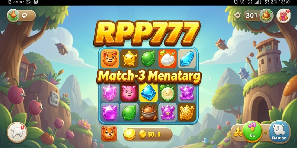 Tampilan gameplay RPRP777 yang penuh warna dan menarik.